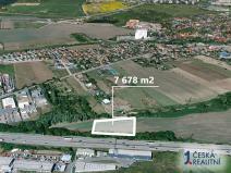 Prodej pozemku pro komerční výstavbu, Praha - Řeporyje, 7678 m2