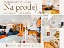 Prodej bytu 3+kk, Brno, Souběžná, 103 m2