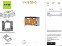 Prodej bytu 1+kk, Praha - Žižkov, Hartigova, 37 m2