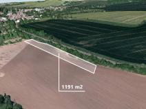 Prodej pole, Zborovice, 1191 m2