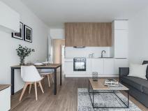 Pronájem bytu 2+kk, Praha - Karlín, Thámova, 63 m2