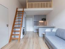 Pronájem bytu 1+kk, Praha - Holešovice, Na Maninách, 25 m2