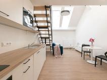 Pronájem bytu 1+kk, Brno, Poštovská, 43 m2
