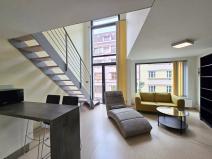 Pronájem bytu 2+kk, Praha - Libeň, U libeňského pivovaru, 50 m2