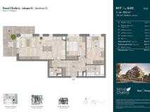 Prodej bytu 3+kk, Praha - Dolní Chabry, U váhy, 86 m2