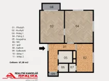 Prodej bytu 2+1, Ostrov, Klínovecká, 67 m2