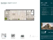 Prodej bytu 1+kk, Praha - Dolní Chabry, Dvorní, 32 m2