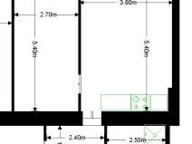 Pronájem bytu 2+kk, Praha - Holešovice, Dělnická, 44 m2