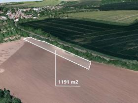 Prodej pole, Zborovice, 1191 m2
