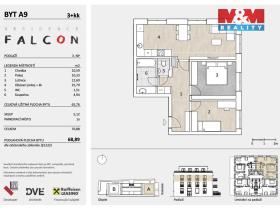 Prodej bytu 3+kk, Mělník, Sokolská, 69 m2