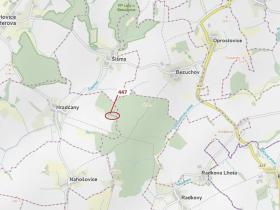 Dražba lesa, Hradčany-Kobeřice, 1989 m2