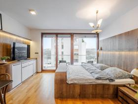 Pronájem bytu 1+kk, Praha - Holešovice, V háji, 35 m2