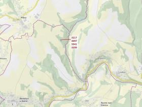 Dražba lesa, Benešov u Semil, 1649 m2