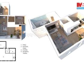 Prodej bytu 2+kk, Královec, 55 m2