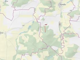 Dražba lesa, Kuřimany, 713 m2