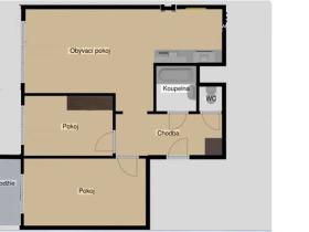 Prodej bytu 3+kk, Praha - Chodov, Hrudičkova, 66 m2