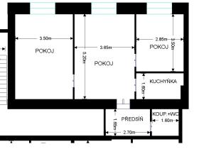 Pronájem bytu 3+1, Praha - Holešovice, Dělnická, 60 m2