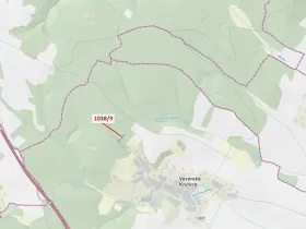 Dražba lesa, Veverské Knínice, 2213 m2