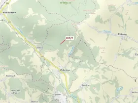 Dražba lesa, Zubrnice, 815 m2