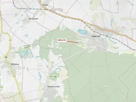 Dražba lesa, Vracov, 2231 m2