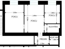 Pronájem bytu 3+1, Praha - Holešovice, Dělnická, 60 m2