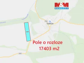 Prodej pole, Velečín, 17403 m2
