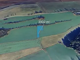 Prodej pole, Škvořetice, 3102 m2