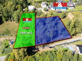 Prodej pozemku pro bydlení, Kraslice - Zelená Hora, 1891 m2