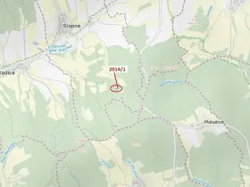 Dražba pozemku, Slopné, 1786 m2