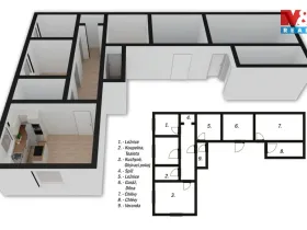 Prodej zemědělské usedlosti, Popovice - Mladovice, 100 m2