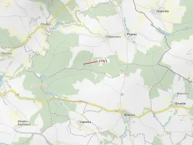 Dražba lesa, Psárov, 2949 m2