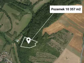 Prodej lesa, Tišnov, 10357 m2