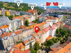 Prodej bytu 1+kk, Praha - Smíchov, Grafická, 41 m2