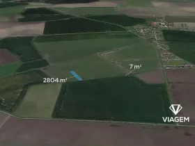 Prodej podílu pole, Charvatce, 350 m2