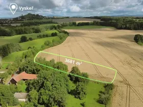 Prodej pole, Vyskeř, 3681 m2