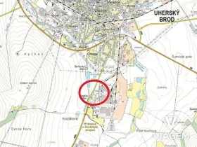 Prodej podílu komerčního pozemku, Uherský Brod, 926 m2