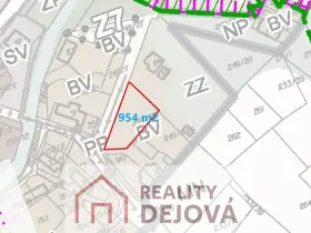 Prodej pozemku pro bydlení, Víska, 954 m2
