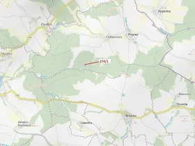 Dražba lesa, Psárov, 2949 m2