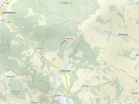 Dražba lesa, Zubrnice, 815 m2