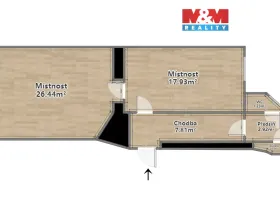 Pronájem kanceláře, Plzeň - Severní Předměstí, Karlovarská, 51 m2