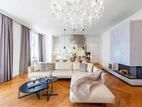 Prodej bytu 4+kk, Praha - Bubeneč, Puškinovo náměstí, 147 m2