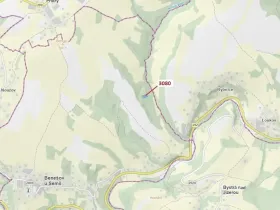 Dražba lesa, Benešov u Semil, 2540 m2