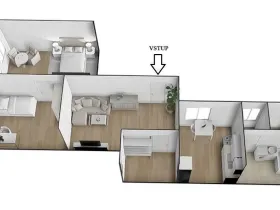 Pronájem bytu 3+kk, Brno - Staré Brno, Pekařská, 75 m2