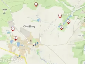 Prodej lesa, Chotýšany, 21423 m2