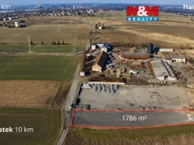Pronájem komerčního pozemku, Vratimov, Na Příčnici, 1786 m2