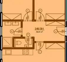 Prodej bytu 3+kk, Doksy - Staré Splavy, 69 m2