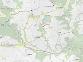 Dražba lesa, Břežany, 9 m2
