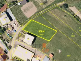 Prodej pozemku pro bydlení, Košíky, 730 m2