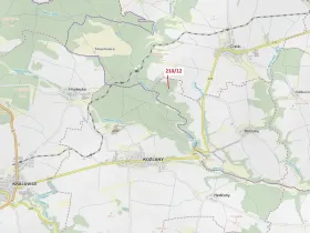 Dražba lesa, Břežany, 833 m2