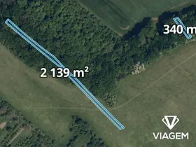 Prodej podílu lesa, Popovice, 882 m2